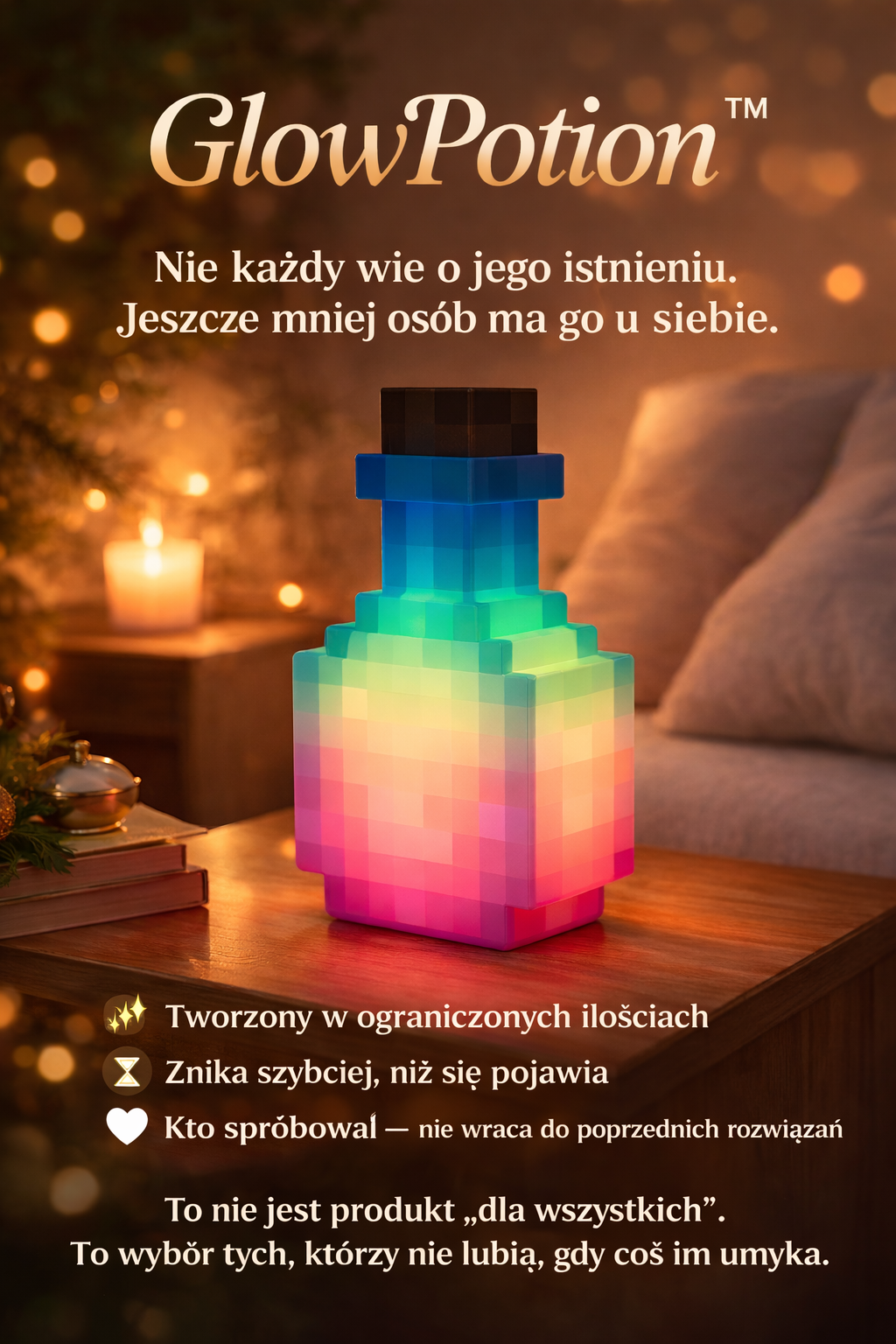 GlowPotion™ – Butelkowa Lampka Magii i Koloru